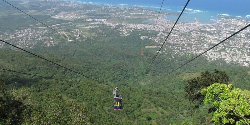 Vista desde el teleferico de Puerto Plata