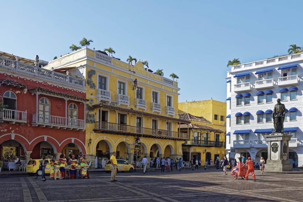Plaza de Los Coches Cartagena Colombia